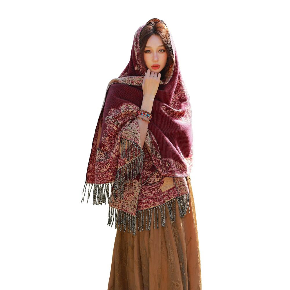 4245 Winter Woven Soft Scarf Christmas Fashion Scarf Thanksgiving Gift